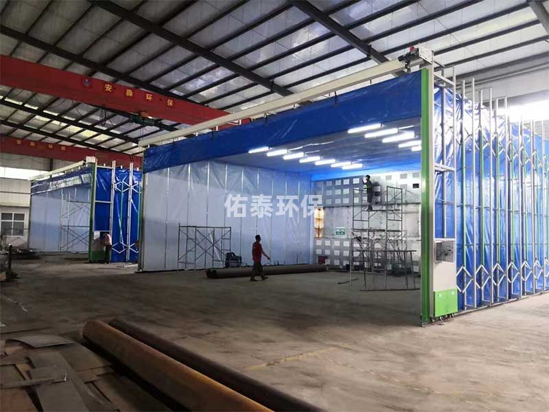 移動(dòng)伸縮式噴漆房日常使用要注意的問題有哪些?